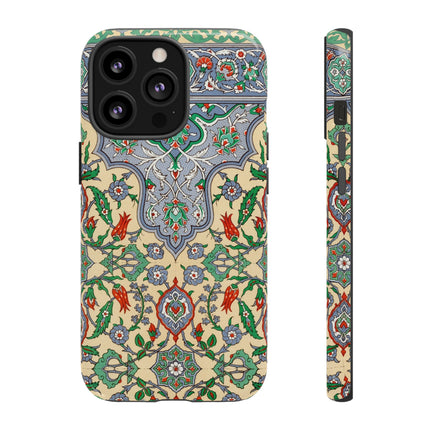 Arabic Art Pattern, Plate by Emile Prisse d’Avennes Phone Cases