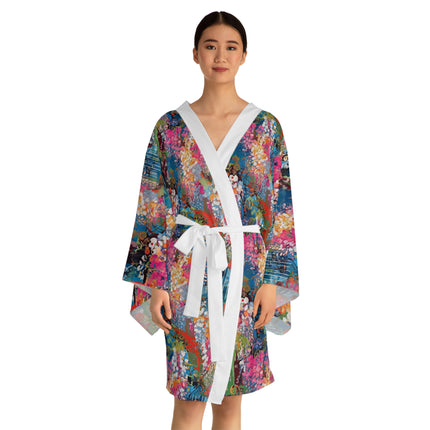 Long Sleeve Kimono Robe (AOP)
