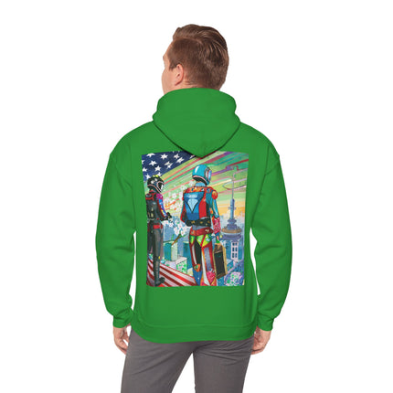 NSA Cyber Punk Computer Hacking Team – Heavy Blend™ Hooded Sweatshirt
