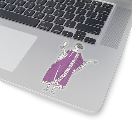 Jamais prêtes! (Never Ready!) by Charles Martin Kiss-Cut Stickers (4 Sizes)