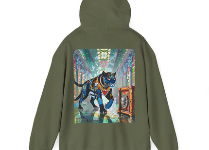 Cyber Panther’s Hunt – Heavy Blend™ Hooded Sweatshirt