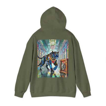 Cyber Panther’s Hunt – Heavy Blend™ Hooded Sweatshirt