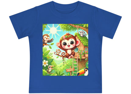 Monkey Treehouse Adventure Baby Short Sleeve T-Shirt