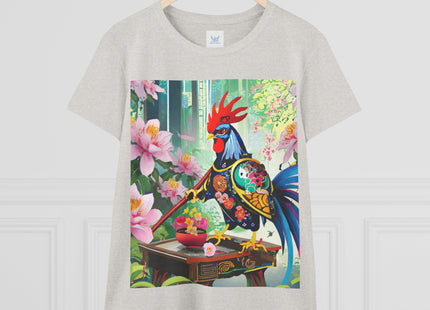 Cyberpunk Rooster Cotton Tee