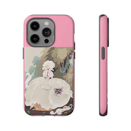 Rococo Garden Reader Phone Case – Whimsical Elegance & Timeless Charm