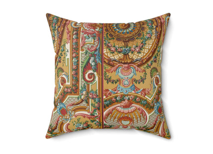 XVIII Siecle 2 by Auguste Racinet Spun Polyester Square Pillow