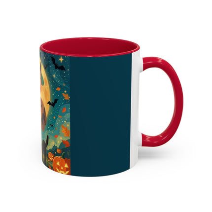 🦇🎃 The Witch Of Batwing Pumpkin Hollow Colorful Mug – Moonlit Halloween Charm