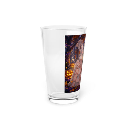 🎃🌙 The Midnight Court Of Pumpkin Grove Glass, 16oz – Elegant Halloween Masquerade