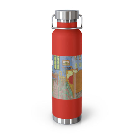 The Bedroom by Vincent van Gogh Copper Vacuum Insulated Bottle, 22oz