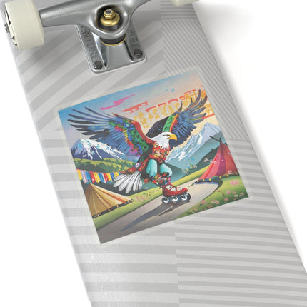Eagle Skater Kiss-Cut Stickers (4 Sizes)