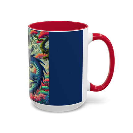 Mystic Guardian of the Sky Light Colorful Mugs (11oz, 15oz)