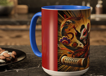 Theatrical Mouse on a Mission Colorful Mugs (11oz, 15oz)