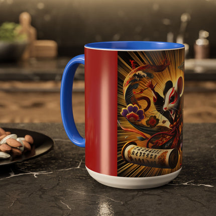 Theatrical Mouse on a Mission Colorful Mugs (11oz, 15oz)