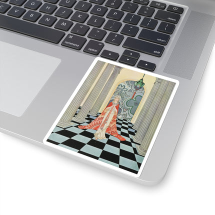 Cadmus Beheld a Female Figure by Virginia Frances Sterrett Kiss-Cut Stickers (4 Sizes)