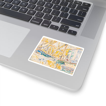 Saint-Tropez by Paul Signac Kiss-Cut Stickers (4 Sizes)