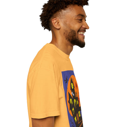 Halloween Night at the Haunted House Unisex Garment-Dyed T-shirt