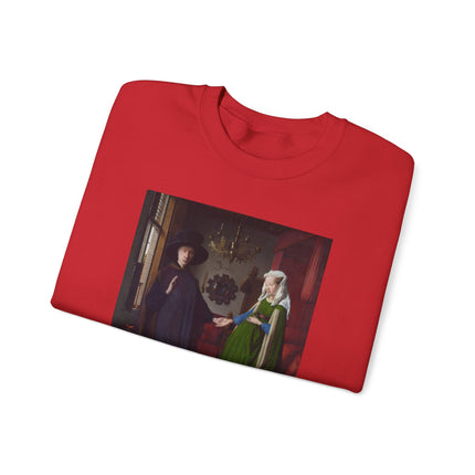 Arnolfini Portrait by Jan Van Eyck Heavy Blend™ Crewneck Sweatshirt