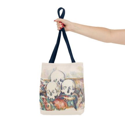 The Three Skulls by Paul Cézanne Tote Bag (AOP)