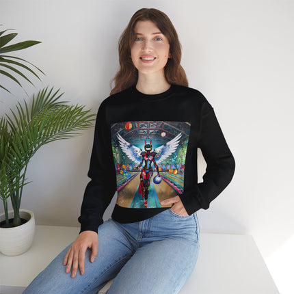 Samurai Robot Angels Unisex Heavy Blend™ Crewneck Sweatshirt