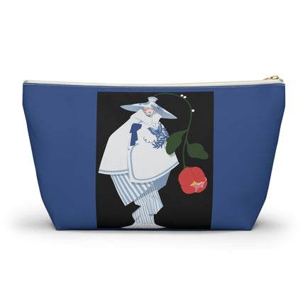 Blue & White Porcelain Geisha Cosmetic Bag – Quiet Elegance & Timeless Grace
