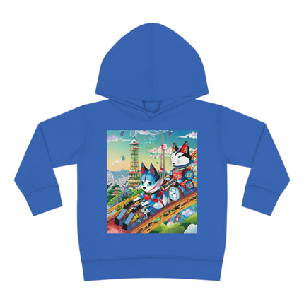 Kitsune Carnival Toddler Pullover Fleece Hoodie