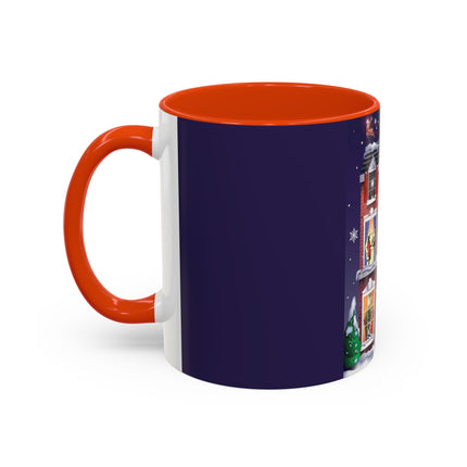 A Christmas Eve Celebration Colorful Mugs (11oz, 15oz)