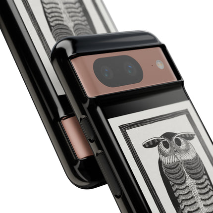 Horned Owl by Samuel Jessurun de Mesquita Phone Cases