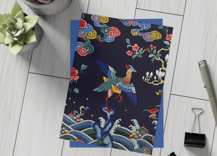 Rank Badge with Mandarin Postcards (envelopes included) - Bundles of 10, 30, 50 Pieces
