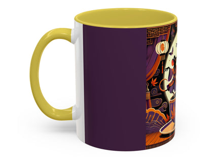 Theatrical Halloween Mice on Teacup Colorful Mugs (11oz, 15oz)