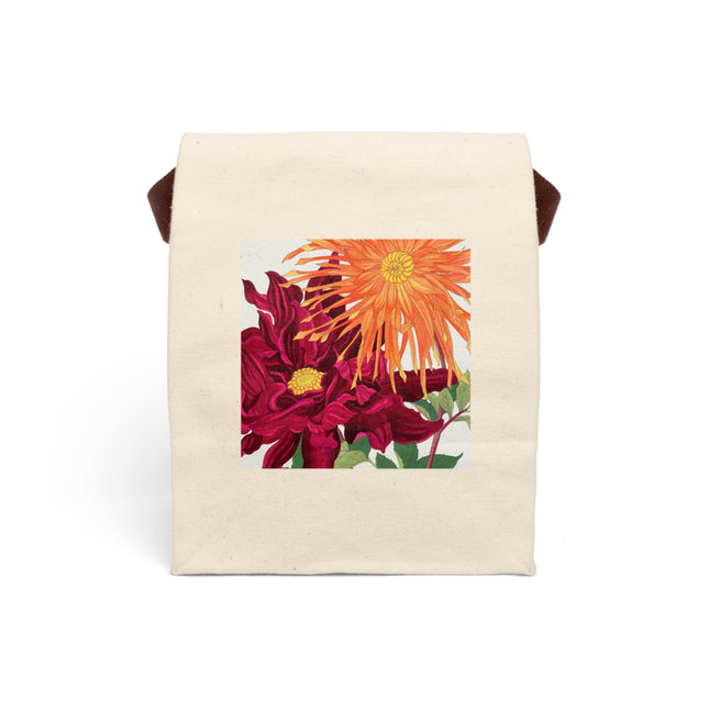 Dahlia by Tanigami Kônan Canvas Lunch Bag with Straps
