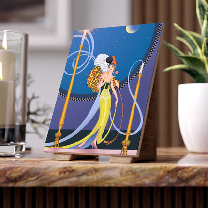 Smoke and Secrets Ceramic Tile