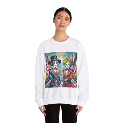 Cyber Punk Warrior Robots Unisex Heavy Blend™ Crewneck Sweatshirt