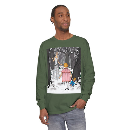 Fairy Tale Elegance Unisex Garment-dyed Long Sleeve T-Shirt