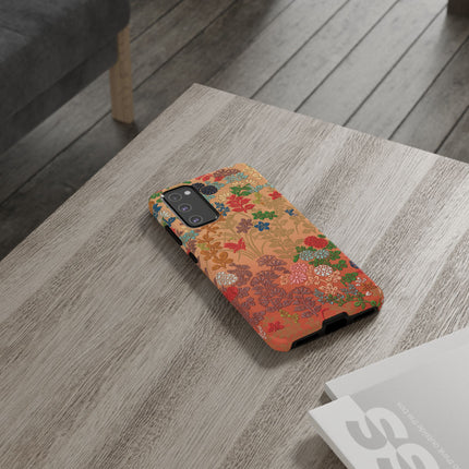 Ornamental Japanese Flower Pattern Phone Cases