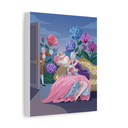 🌹💜 The Secret Embrace Placemat – Art Deco Floral Romance