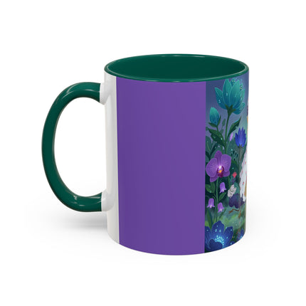 The Ladies Of The Moonlit Garden Colorful Mugs – Art Deco Floral Elegance