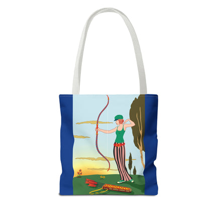 An Archer's Pursuit of Excellence Tote Bag (AOP)