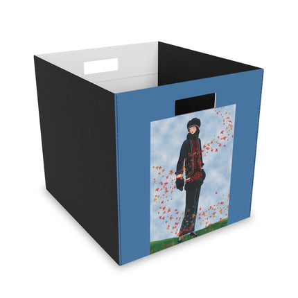 Elegance in Autumn Felt Storage Box