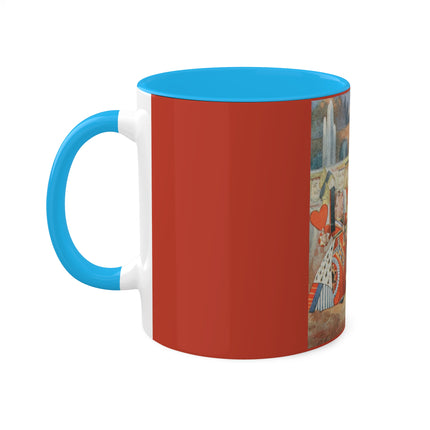 Off with her head! Off with— by Sir John Tenniel Colorful Mugs, 11oz