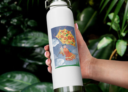 Flight of Blossoms Copper Vacuum Insulated Bottle, 22oz