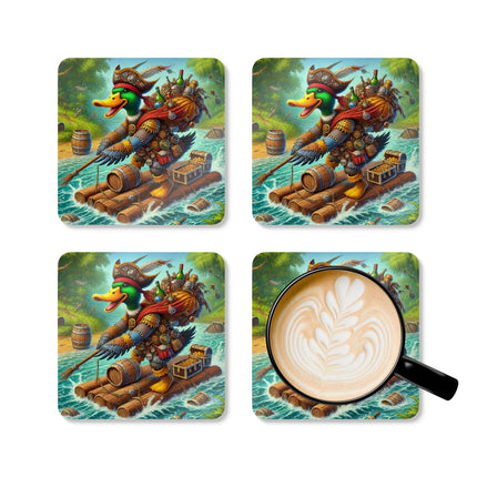 The Daring Drake Corkwood Coaster Set
