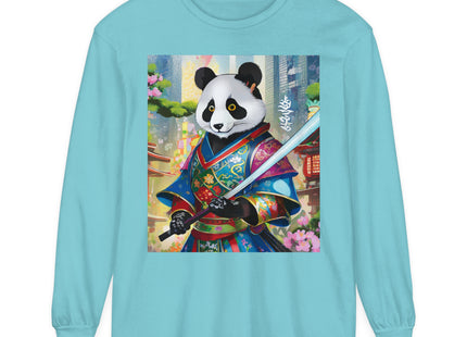 Cyberpunk Samurai Garment-dyed Long Sleeve T-Shirt