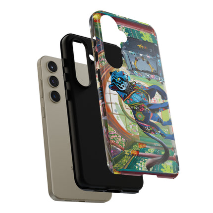 Cyber Panther's Hunt Phone Cases