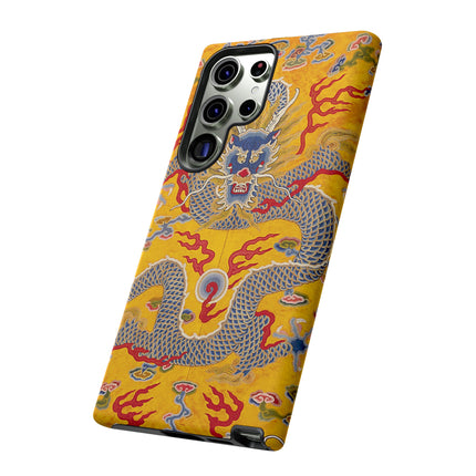 Majestic Dragon Regalia – Imperial 12-Symbol Robe Phone Cases