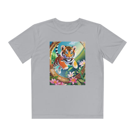 Majestic Tiger Cub Youth Competitor Tee – Courage, Adventure & Fiery Spirit