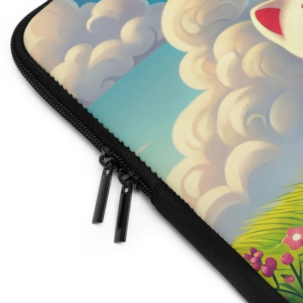 Geisha Kitten and the Dragon Kite Laptop Sleeve – Joyful Flight & Dragon Spirit