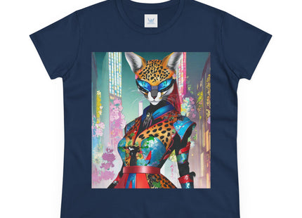 Cyber Cat Glamour Cotton Tee