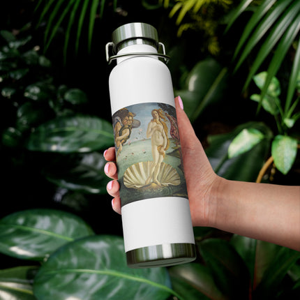 Birth of Venus by Sandro Botticelli Copper Vacuum Insulated Bottle, 22oz