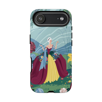 🌹🌿 The Willow Garden Promenade Phone Case – Art Deco Floral Elegance