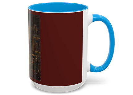 Raphael and his Muse in the Atelier by Vincenzo Abbati Colorful Mugs (11oz, 15oz)